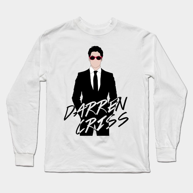Darren Criss / Pink Long Sleeve T-Shirt by byebyesally